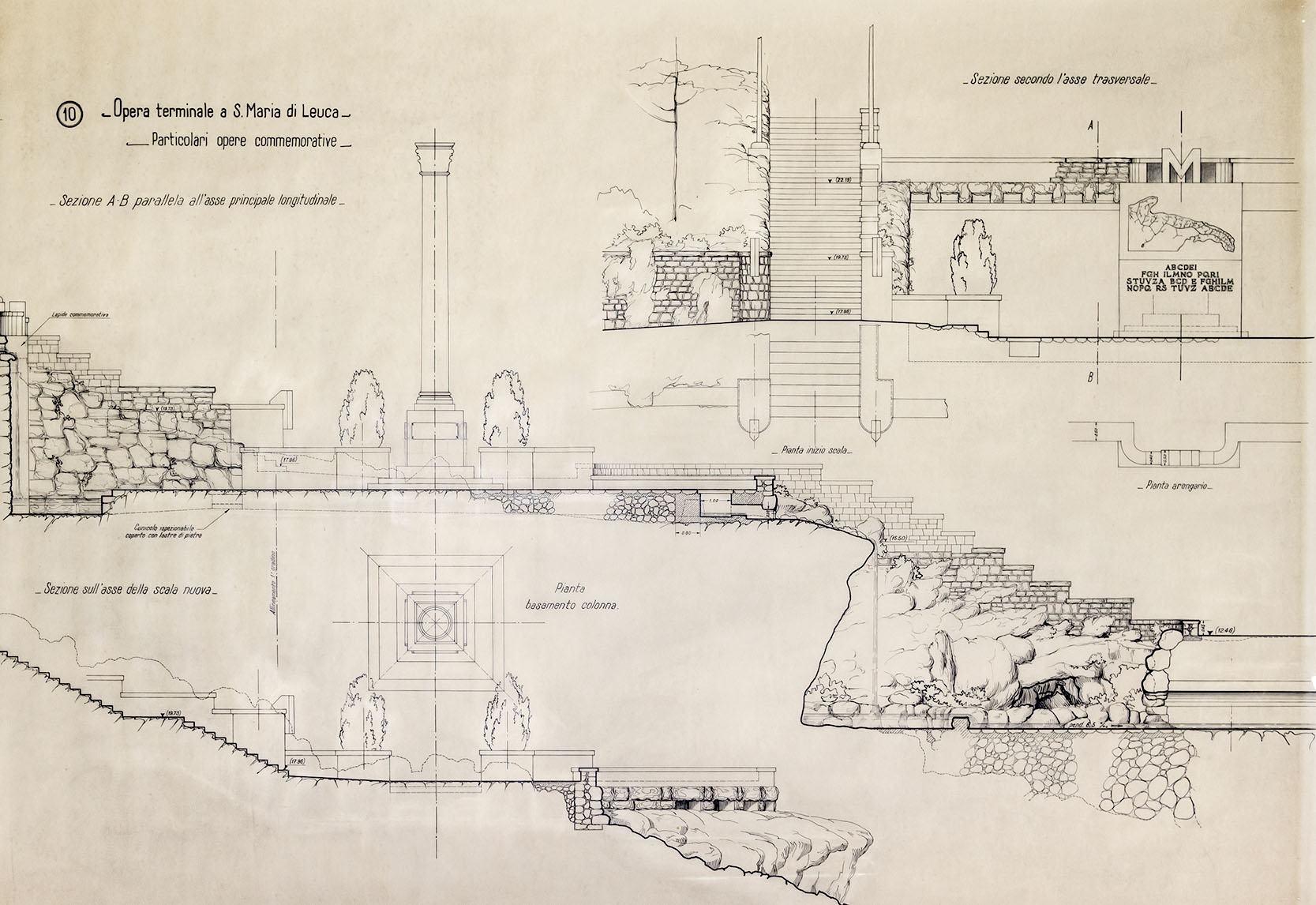 La via dell'acqua. Pratiche di valorizzazione del patrimonio industriale dell'Acquedotto Pugliese_Progetto dell'opera terminale di Santa Maria di Leuca